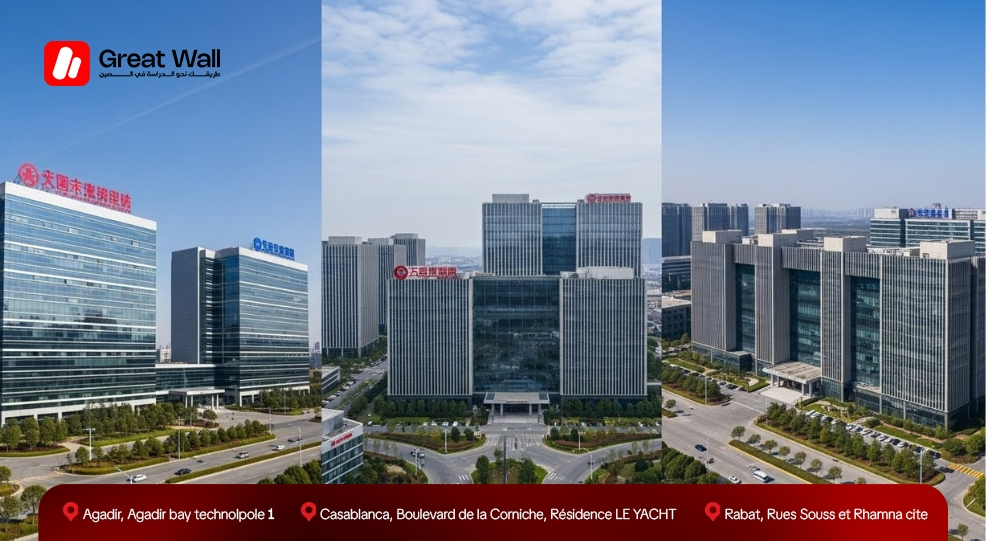 Collage montrant les sièeges sociaux des geants technologiques chinois le campus Huawei, les tours de Tencent a Shenzhen et le campus futuriste d Alibaba Collage montrant les sièeges sociaux des geants technologiques chinois le campus Huawei, les tours de Tencent a Shenzhen et le campus futuriste d Alibaba