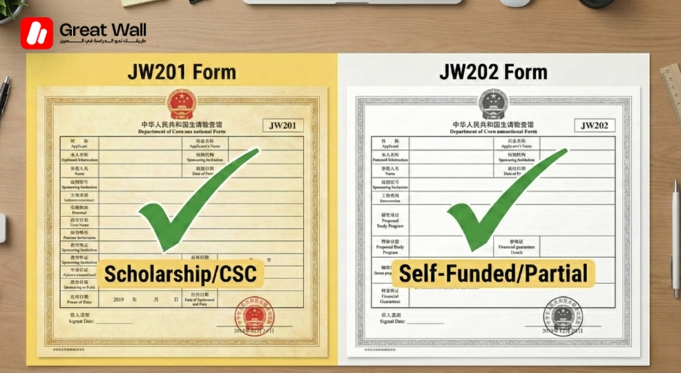 Comparaison du formulaire JW201 et JW202 pour les exigences du visa X1 Chine Maroc Comparaison du formulaire JW201 et JW202 pour les exigences du visa X1 Chine Maroc