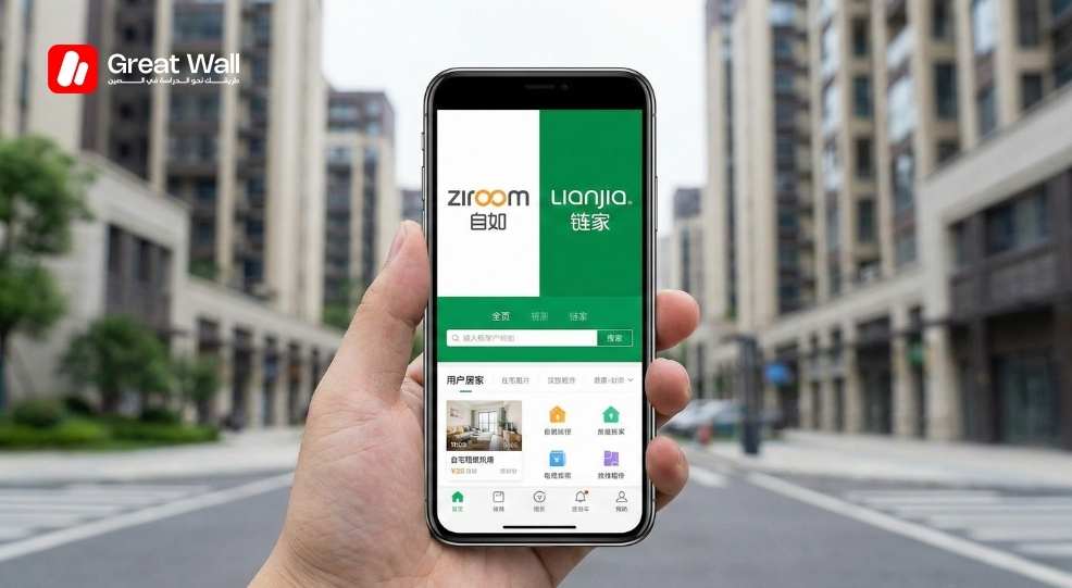 Ecran de smartphone affichant Ziroom et Lianjia les meilleures applications pour trouver une location en Chine Ecran de smartphone affichant Ziroom et Lianjia les meilleures applications pour trouver une location en Chine
