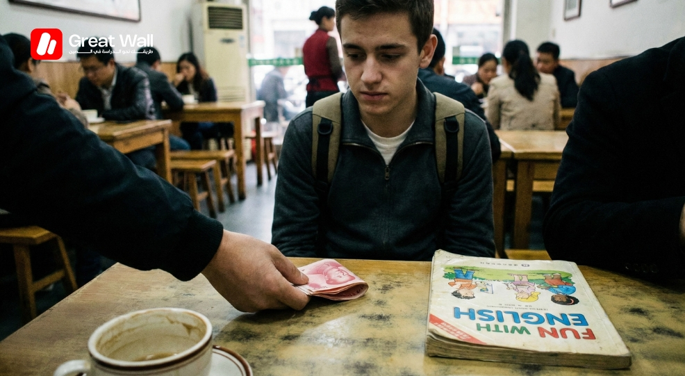 Illegal private English tutoring in China paid in cash, a major cause of student visa cancellation for Moroccans.